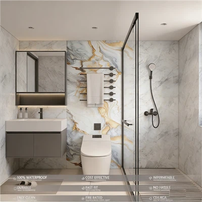 Tongue and Groove Shower Wall Panel